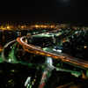 横浜マリンタワーからの夜景（本牧方面）