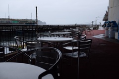 雨の三津シーパラ。