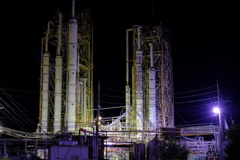 工場夜景　京都