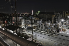 工場夜景　京都