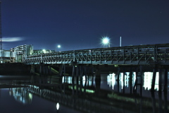 工場夜景　四日市