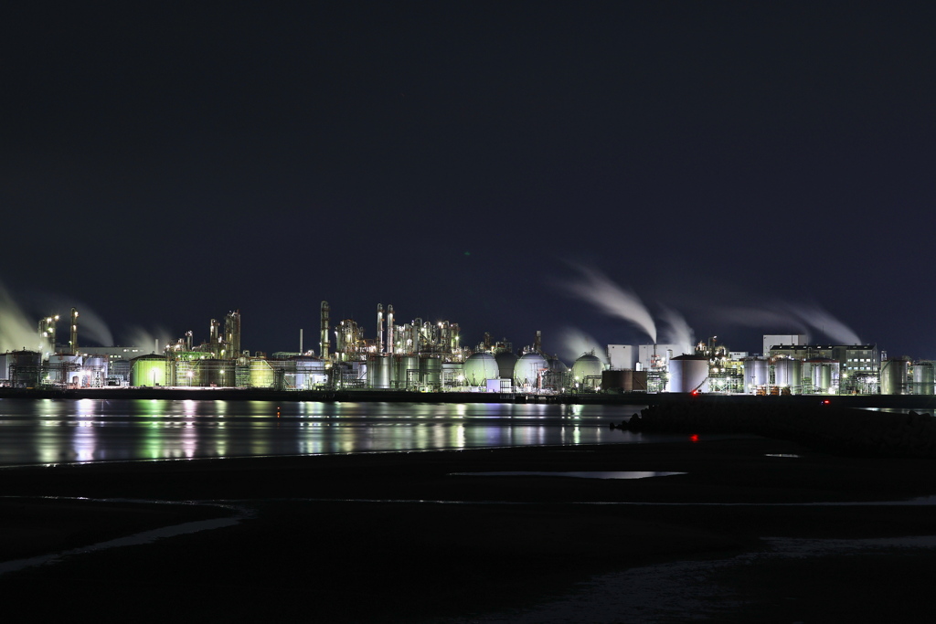 工場夜景　姫路