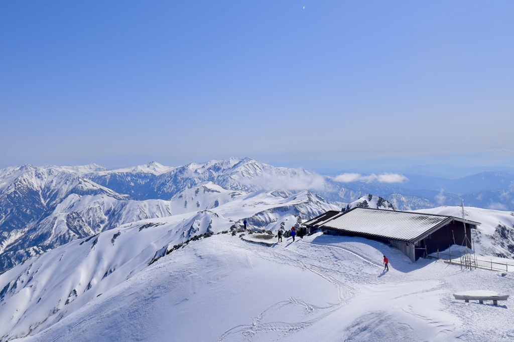 雄山山頂から