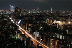 キャロットタワーからの夜景