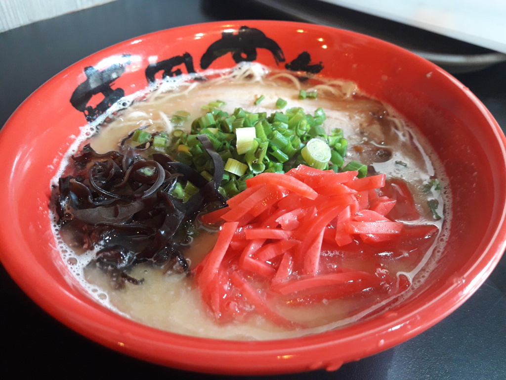 バンコクの豚骨ラーメン