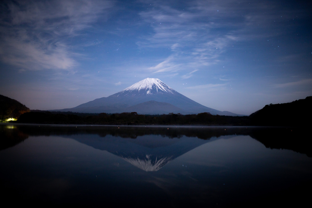 精進湖で精進