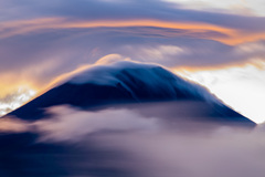 富士山蒸発。