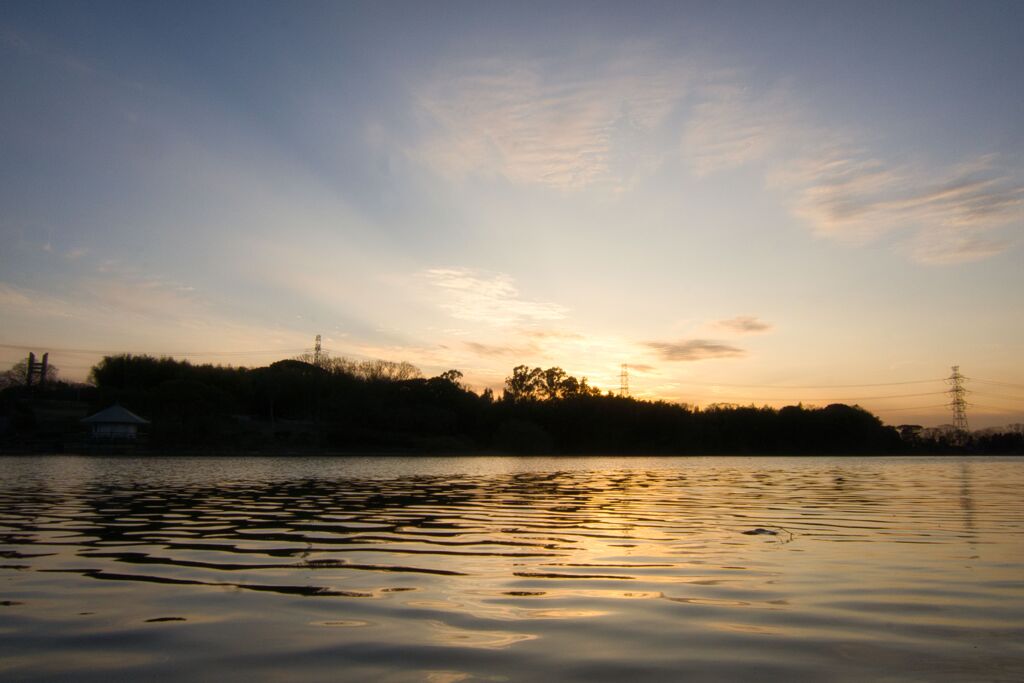 夕焼けの公園