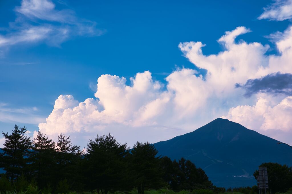 ゲリラ豪雨の後の夏空