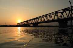 久慈川の鉄橋