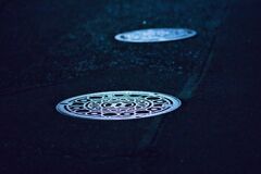 自宅前の２つボタン