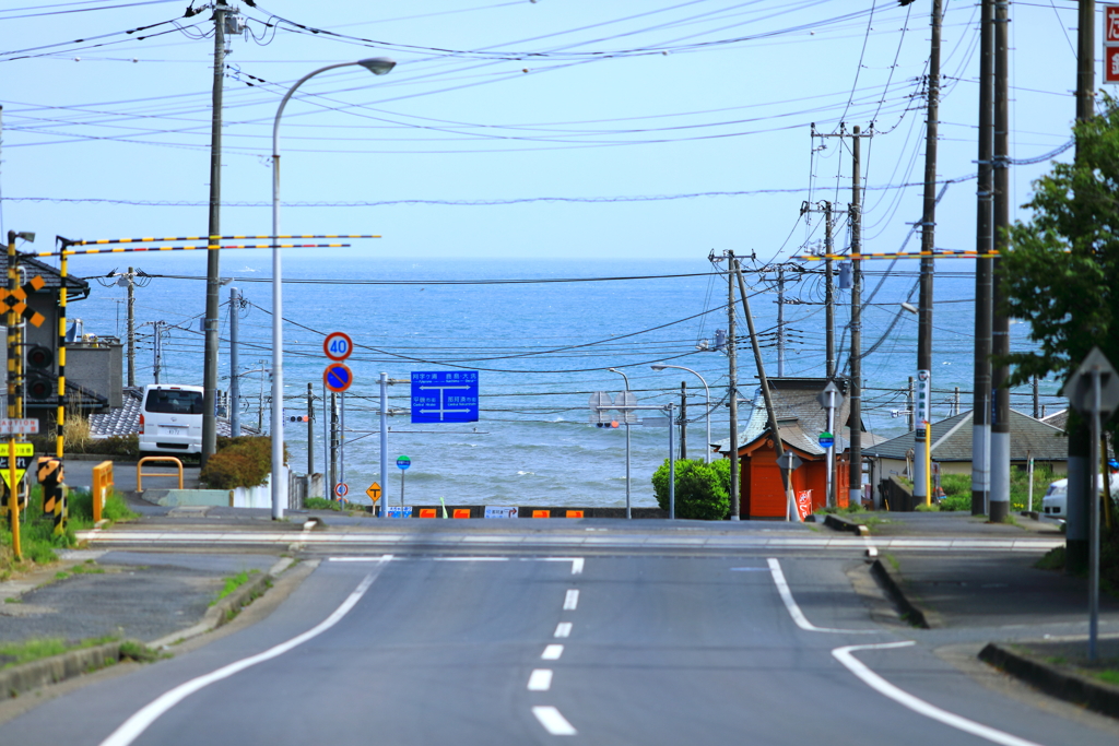 のどかな平磯付近