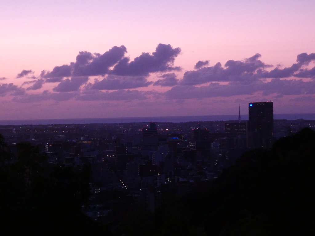 夕暮れ