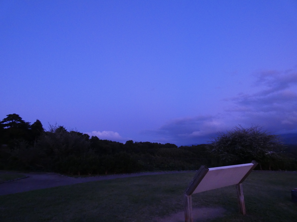 夕暮れの空