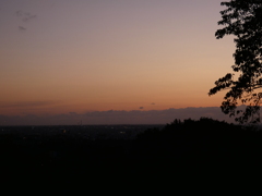 夕暮れ