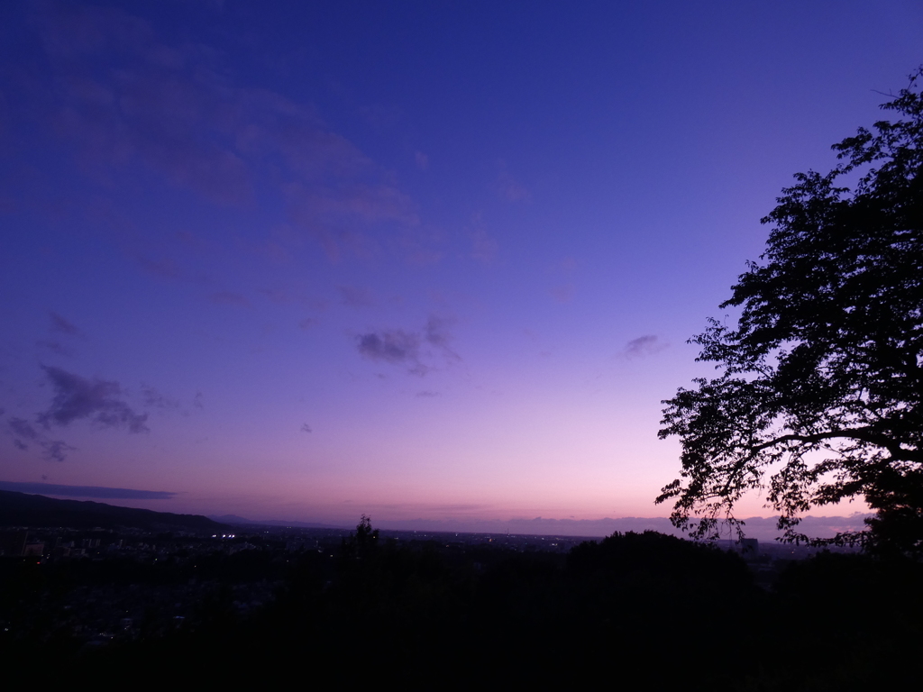 夕暮れの空