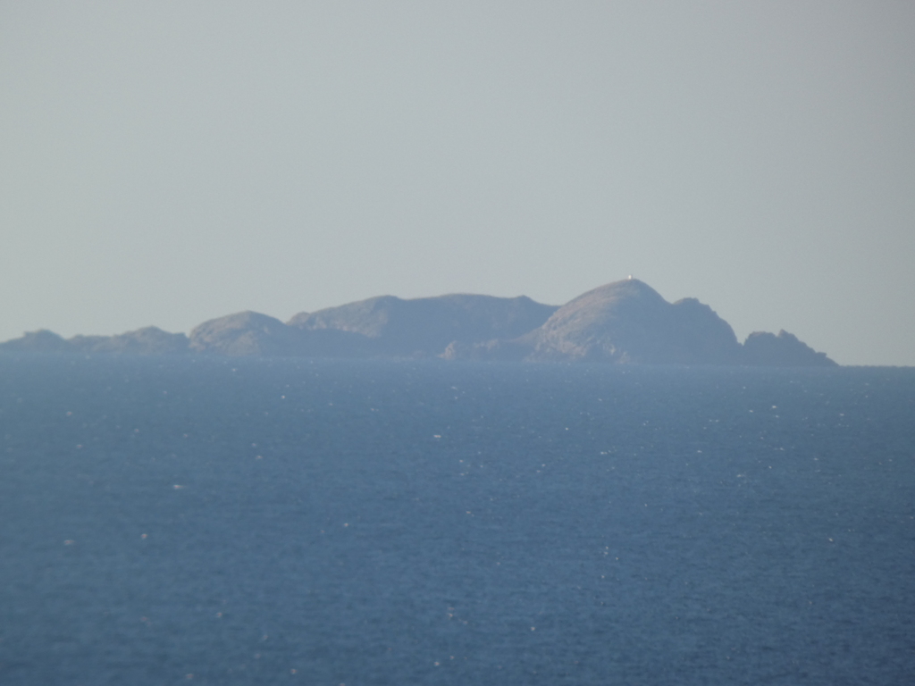 千枚田から見る舳倉島