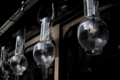 居酒屋でぶら下がっていた