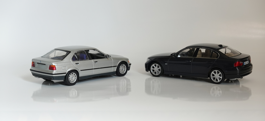 BMW　E36 　E90　1/43モデル