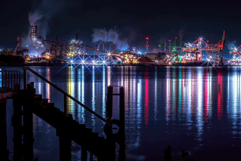 名古屋港の工場夜景