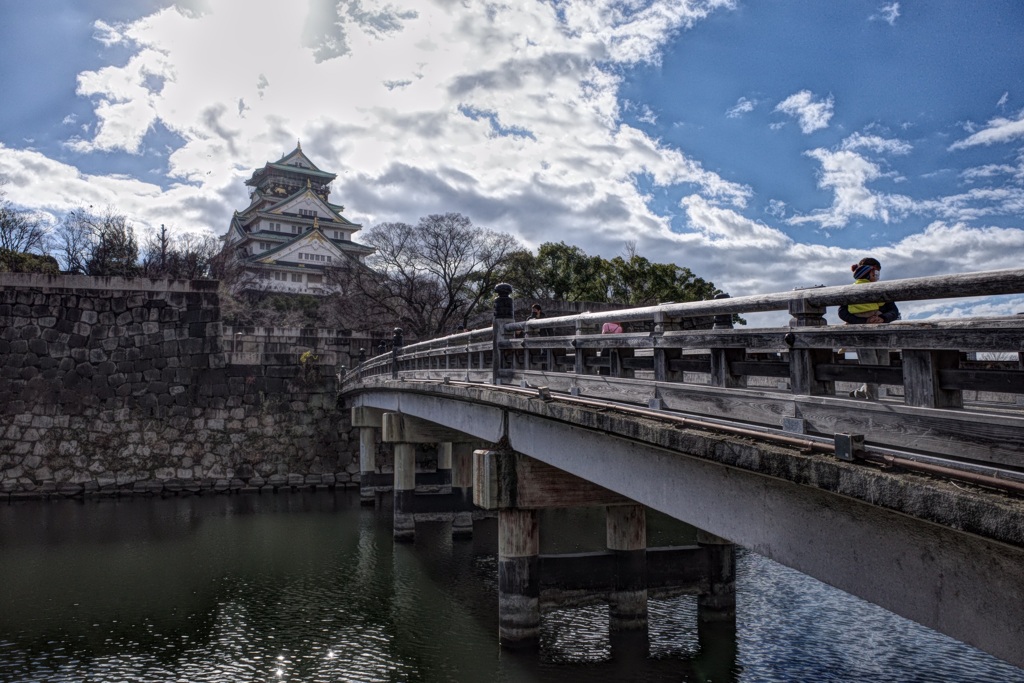 冬の大阪城