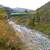 秋の鉄橋