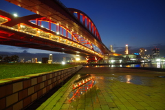 雨上がりの神戸大橋