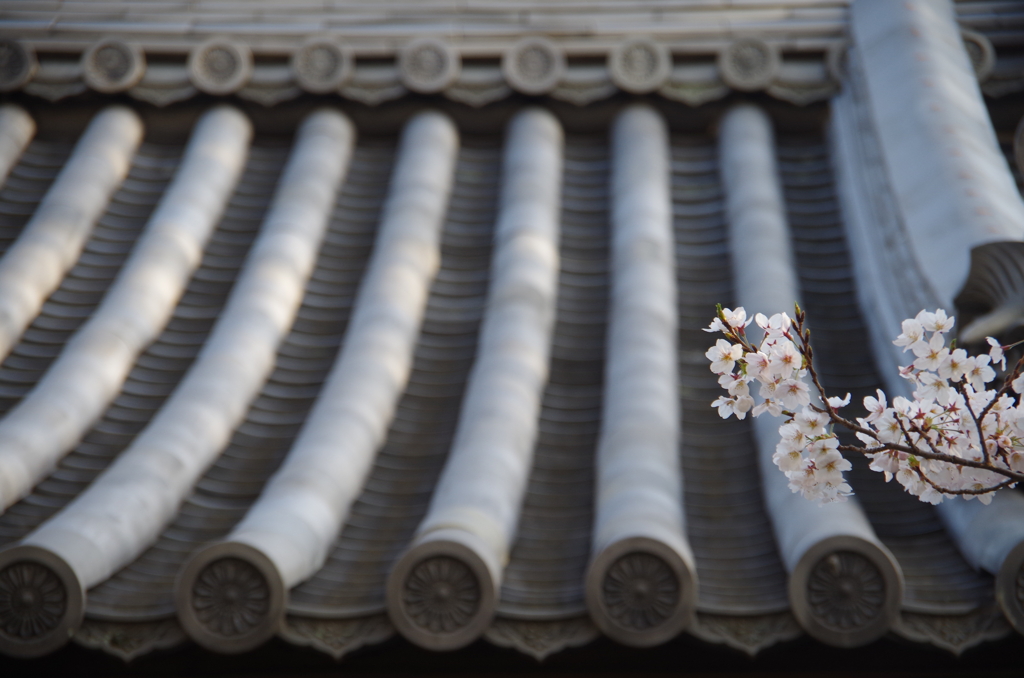 神呪寺の瓦