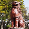白山神社狛犬　阿さん