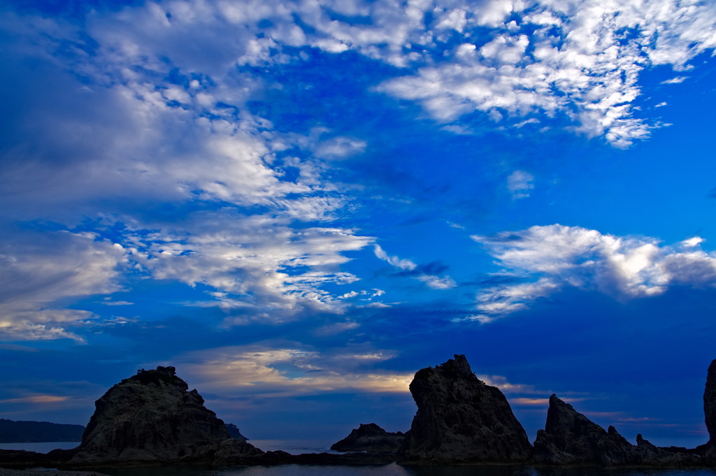 浄土ヶ浜夜明け