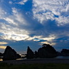 浄土ヶ浜と空と雲