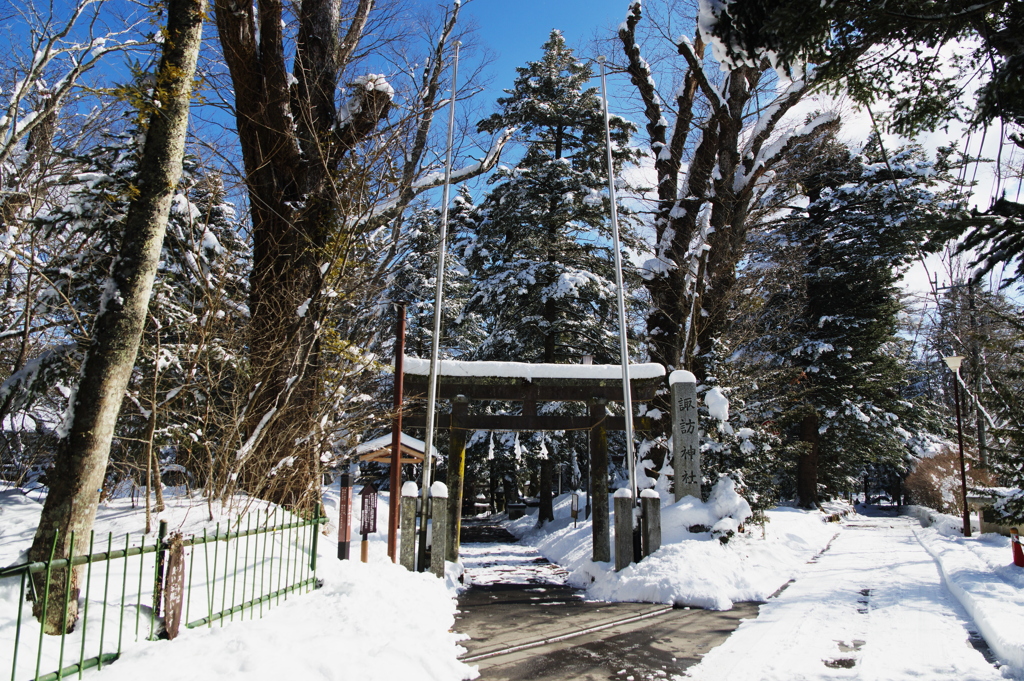 諏訪神社鳥居