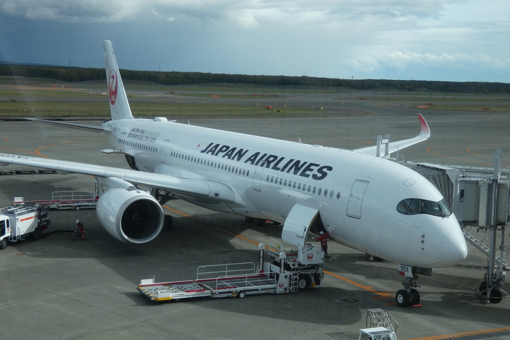 新千歳空港にて