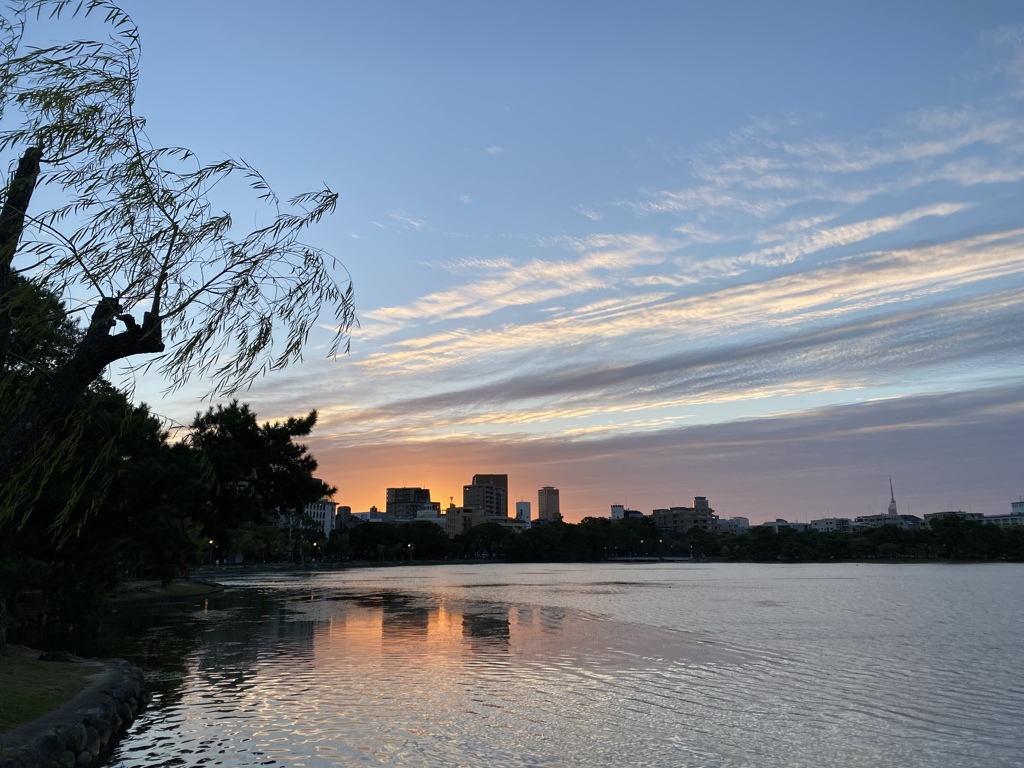 昨日の夕暮れ