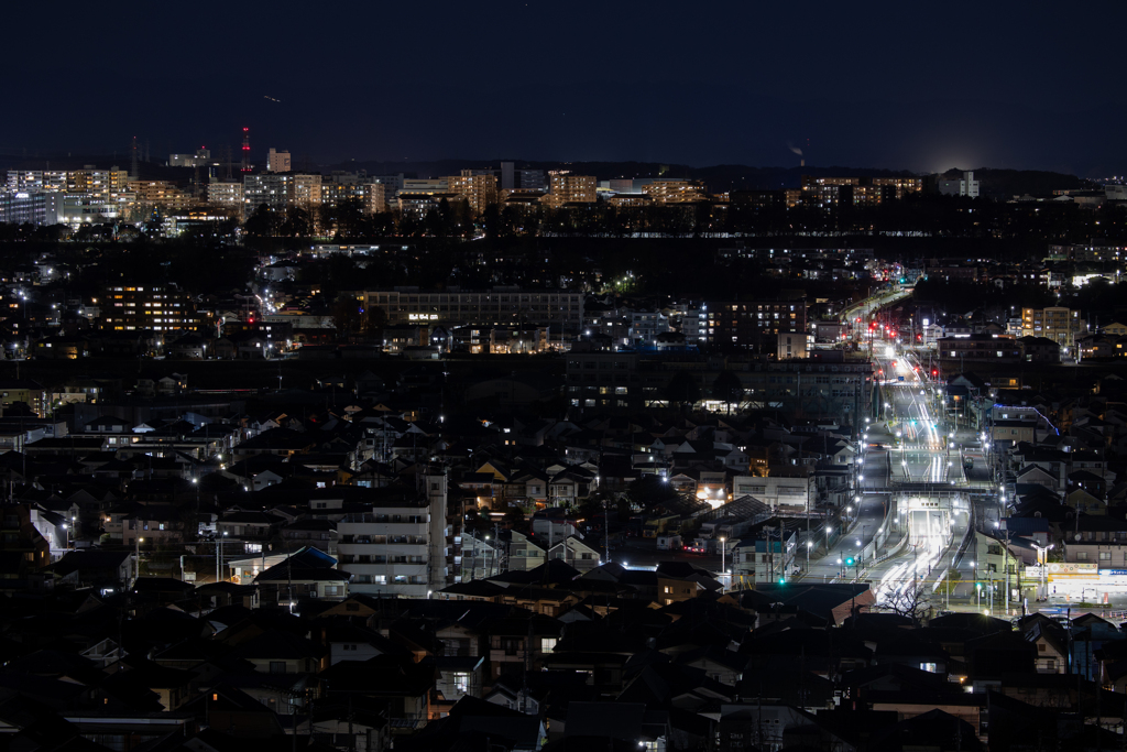 東京都 日野市 夜景