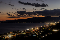 吾妻山公園　夜景の練習