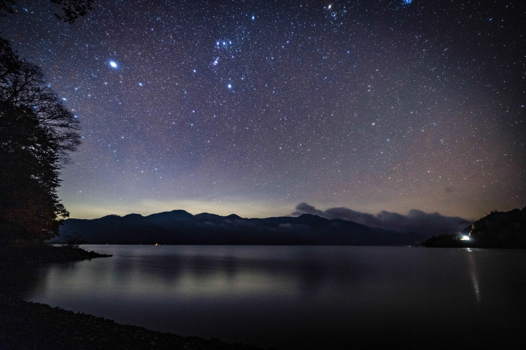 中禅寺湖の星空2