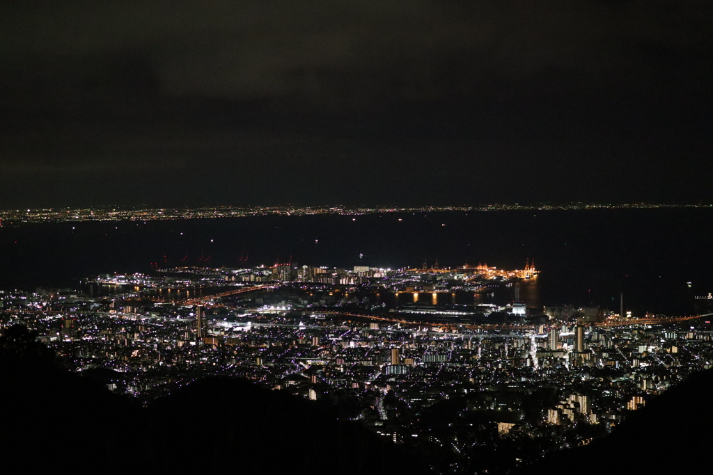 六甲山より 神戸夜景
