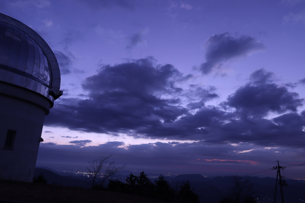 天文台 夜明け