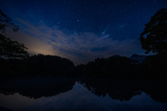 毘沙門沼の星空