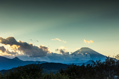 神奈川　吾妻山公園より富士山