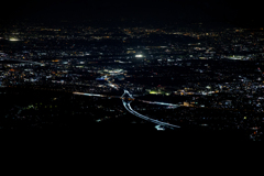 大山より、夜景の練習2