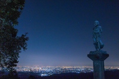 高尾山より、夜景の練習