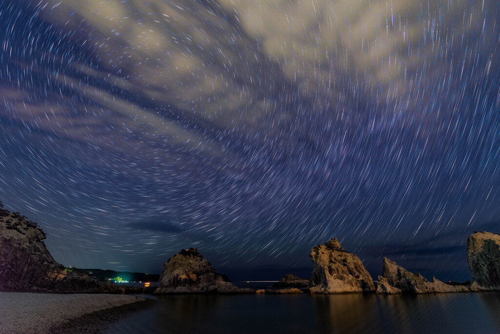 浄土ヶ浜  星グル失敗作
