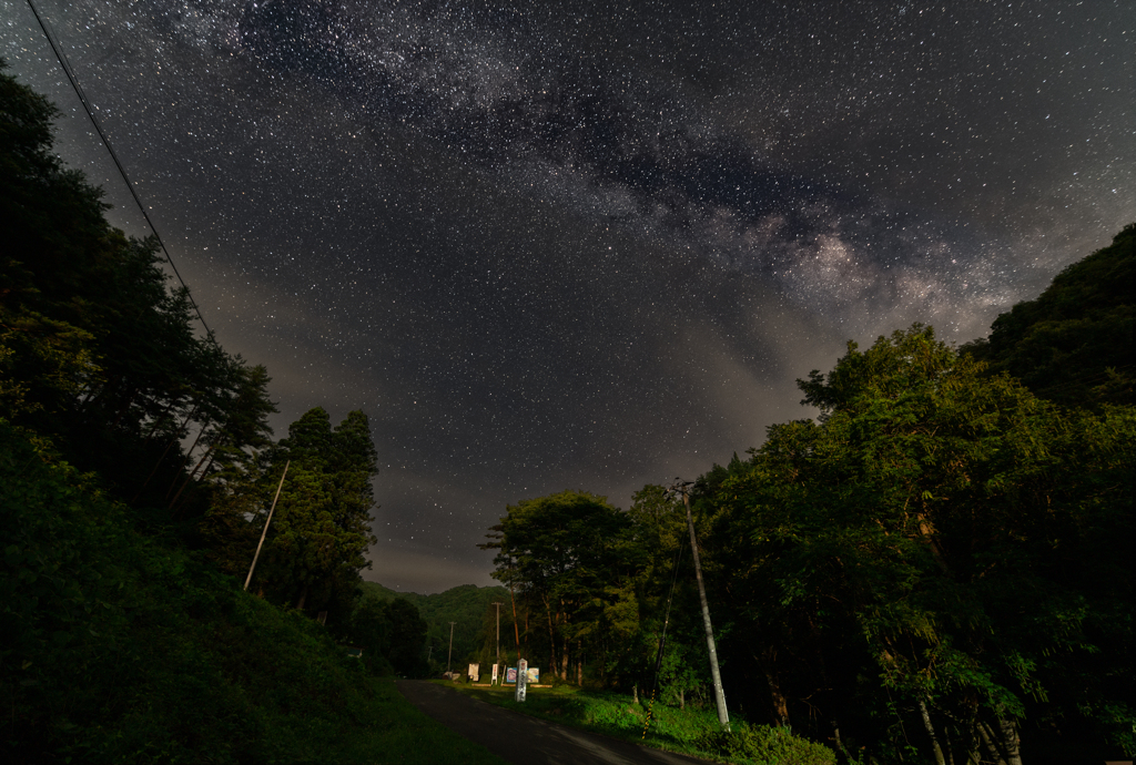 ホタルの里の天の川