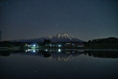 岩手山と水鏡③