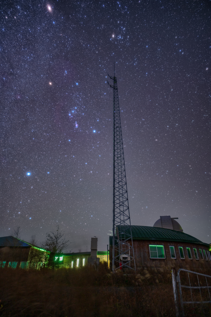 天文台の星空