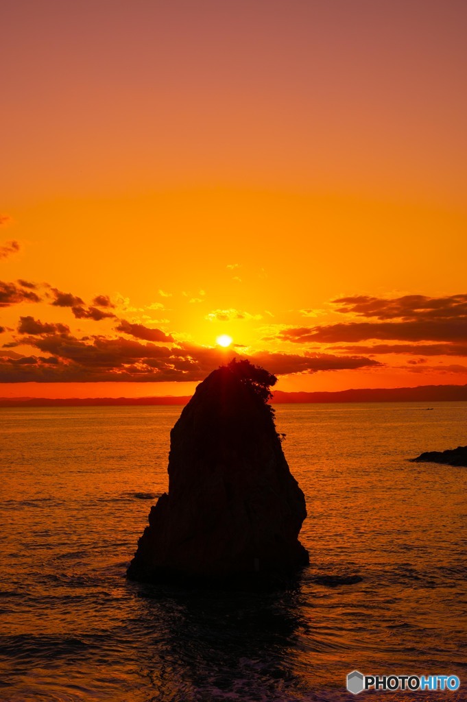 日本の夕焼け