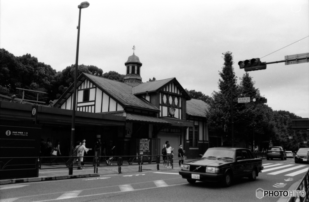 解体直前の旧原宿駅舎