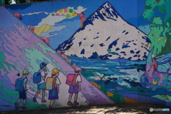 小学校の壁画
